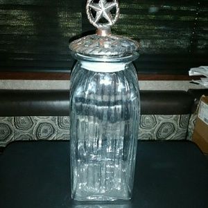 Texan Star glass container.  Beautiful!